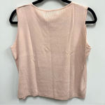 Pineapple Moon Vintage 100% silk pale pink knit tank size XL Photo 1