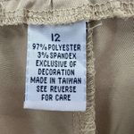 Coral Bay Y2K Golf Shorts 12 Beige Embroidered High Rise Country Club Resort Tan Photo 9