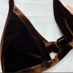 Chloe Rose  brown velvet bikini top Photo 2