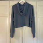 Altar'd State AS revival blue cropped Athletic hoodie M Photo 5