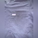 FIGS  Gray V-Neck Scrub Top Photo 3