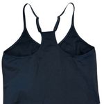 PINK - Victoria's Secret Victoria's Secret‎ Pink Active Sleeveless Bodysuit 1 Piece Black Athleisure Sz M Photo 7