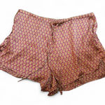 Burgundy and pink shorts with tie waist Red Size M Photo 0