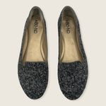Abound  80% Poly/20% Wool Marled Gray Boucle Fabric Slip On Loafer Flat 8 Photo 2