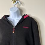 Reebok  Black Full Zip Hooded Fleece Jacket Small* Photo 1