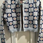 ZARA Daisy Floral Crop Cardigan Photo 0
