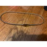 Womens Vintage Silver Metal Snake Chain Belt Hammered Buckle Fashion Accessory Photo 1