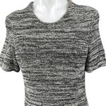 Paul Smith Gray Silk Wool Knit Short Sleeve Midi Maxi A Photo 2