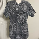 UA Scrubs Black White Bohemian Motif 4 Photo 0