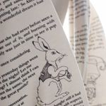 Cream Book Infinity Scarf Black Photo 3