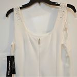 Karl Lagerfeld NWT  White Sleeveless Dress with diamond bow embellishment. Size 6 Photo 5