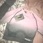 Gymshark Pink/Grey Ombré Crop Top  Photo 0