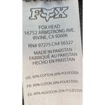 FOX Black Hoodie With White Stars Black Size M Photo 4