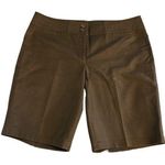 Ann Taylor Women's  Brown Bermuda Casual Twill Shorts Size 6 EUC #7872 Photo 0