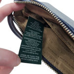 Ralph Lauren Lauren  Blue Cow Leather Classic Casual Travel Crossbody Bag Small Photo 11