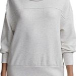 Varley NWT  Priya Longline Cowl Neck Sweatshirt Ivory Marl S Photo 0