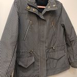 Crown & Ivy gingham rain jacket sz P Small Photo 2