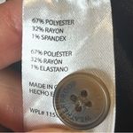 Weatherproof  Comfy Black Textured Tie Knot Button Front New Photo 8