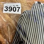 Jane and Delancey Women Top 2X Black White Striped Button Back Indie Sleaze Rock Photo 10