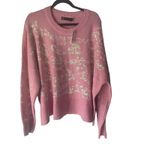 Ny Collection NY&C NWT Women's Plus Size 4X Pink Sequin Fairy Feminine Sweater‎ Photo 1