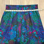 Norton Mcnaughton Vintage  Colorful Jewel Tone Paisley Skirt USA Made Size 12 Photo 2
