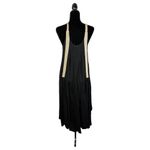 Ciel USA Crochet Gauze Lagenlook Topper Kimono Size Medium Black Photo 2