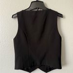 Majorelle Elegant Black Vest with Silver Accents Photo 7