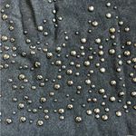 Carlisle  Grey Wool Studded Mini Skirt Size 10 Photo 3