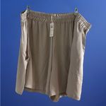 Odd Bird Eco Satin Kardeş Wide Leg Pull On Pants Elastic Waist Loungewear 5XL Tan Size 5X Photo 6