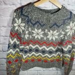 Counterparts Wool blend petites sweater multicolor and pattern womens size small Photo 2
