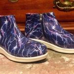 Alegria Climatease Blue Lightning Side Zip Boots  $130 EUC 10.5 Photo 0