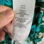 Susan Graver  Floral V-Neck Blouse Sz Large Stretch Tropical Resort Vacation Boho Photo 6