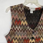 Coldwater Creek Chevron Print Vest Photo 1