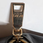 BCBG Paris Black Studded Tote Bag Boho Purse Edgy Gold Photo 10