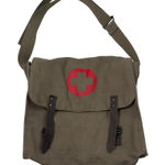 Roth Co Combat Tested Green Canvas Adjustable Strap Messenger Bag Military Medic Photo 0