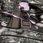 Herve Leger Grey Tie-Dye Bandage Dress Sz … Photo 12