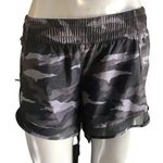 Athleta  Mesh Racer Run Short 4" Camo Black Gray Women's Size XS Photo 0