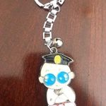Korean Cartoon Keychain Blue Photo 0