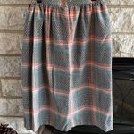 Diamond Lil 80s wool pencil skirt woman’s size 10 pink gray blue plaid Photo 3