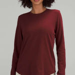 Lululemon  Love Long Sleeve Shirt Red Merlot Photo 0