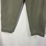 A New Day  Olive Green Belted Denim Pants Size 10‎ Photo 1