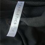 Fabletics Black Cropped Fleece Hoodie Raw Hemline Photo 6