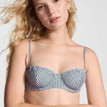 PINK - Victoria's Secret Victoria Secret Pink Cotton Unlined Balconette Bra Photo 0