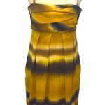 Essentials by ABS poly/ spandex multi colored dress w/spaghetti straps. Size 10 Brown Photo 0