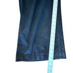 Paige  Anessa Black Coated Wide Leg Jeans High Rise Cropped Women’s Size 32 Photo 14