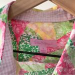Lilly Pulitzer  Collared Button-Down Shirt Long Sleeve Multicolor Preppy Pattern Photo 6