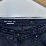 AG Adriano Goldschmied Rustic Black The Legging Ankle Skinny Raw Hem Jeans Photo 3