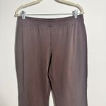 L.L.Bean Cotton Pull On Pants Women L Chocolate Brown Layer Minimal Gorpcore Photo 3