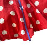 Handmade Polka Dot Red Midi Dress Photo 3