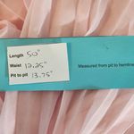 Lulus  Pink Tiered Strapless Maxi Dress NWT Size XS Pink Wedding Guest Dress Photo 9
